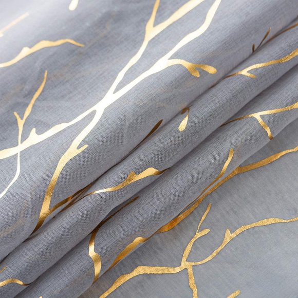 NWOB - Sheer Tree Branch Curtains - 52" x 63" Inch - 2 Panels - Picture 4 of 6